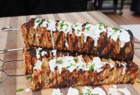 Chicken Shawarma Tortilla Kebabs Recipe