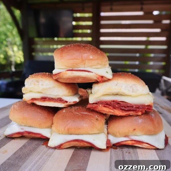 Grilled Pizza Sliders.